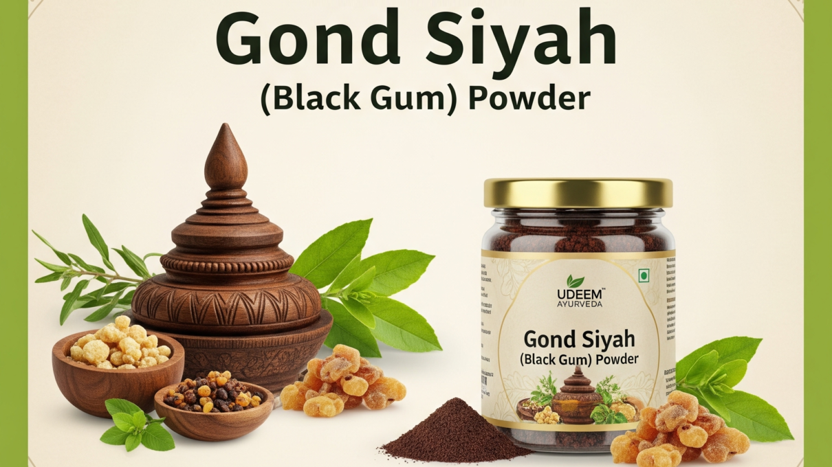 Asli Gond Siyah Powder (Black Gum) for Joint & Muscle Pain Relief | Pure & Natural |